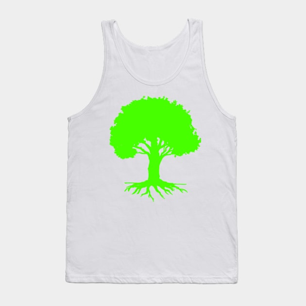 Tree,Well Rooted-Green Version Tank Top by sketchbooksage